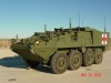 Sept 14/07: The GM/ GDLS Defense Group L.L.C. Joint Venture in Sterling Heights, Mich. Received a $37.9 million delivery order for 33 Stryker M1133 Medical Evacuation (MEDEVAC) Vehicles, as part of a $5.68 billion firm-fixed-price contract for the Stryker Family Systems. The 8×8 wheeled M1133 provides mobile protection for up to 6 patients and a medical team. US Army Stryker Medevav wheeled armoured vehicle M1133 picture 