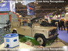 Land Rover British Army light wheeled army military vehicle picture DSEI 2007 London United Kingdom