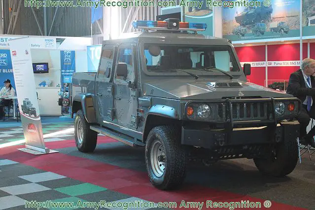 At AAD 2012, the Africa Aerospace and Defence Exhibition which take place in Pretoria, South Africa from the 19 to 23 September 2012, the South African Company OOT Technologies introduces its new LAPV Light Patrol Armoured Vehicle, the 4x4 Agrale Marrua M27. 