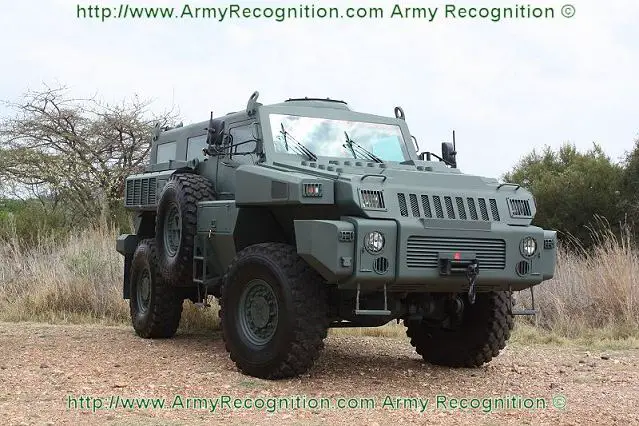The Marauder is a modern state-of-the-art mine protected 4X4 armoured vehicle in the 10 ton weight class, its the little brother of the Matador with similar protection and payload capability. The Marauder was launched in 2007 as the Matador. 