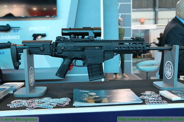 Italian Company Beretta introduces its new ARX200 combat assault rifle in Africa during AAD 2016, the Africa Aerospace & Defence Exhibition which takes place near Pretoria, South Africa. The ARX200 is a new weapon system designed to meet the latest operational criteria in terms of ergonomics, lethality, accuracy and range of engagement.