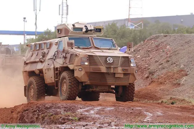 MBombe 4 Paramount Group MRAP live demonstration AAD 2016 defense exhibition South Africa 001