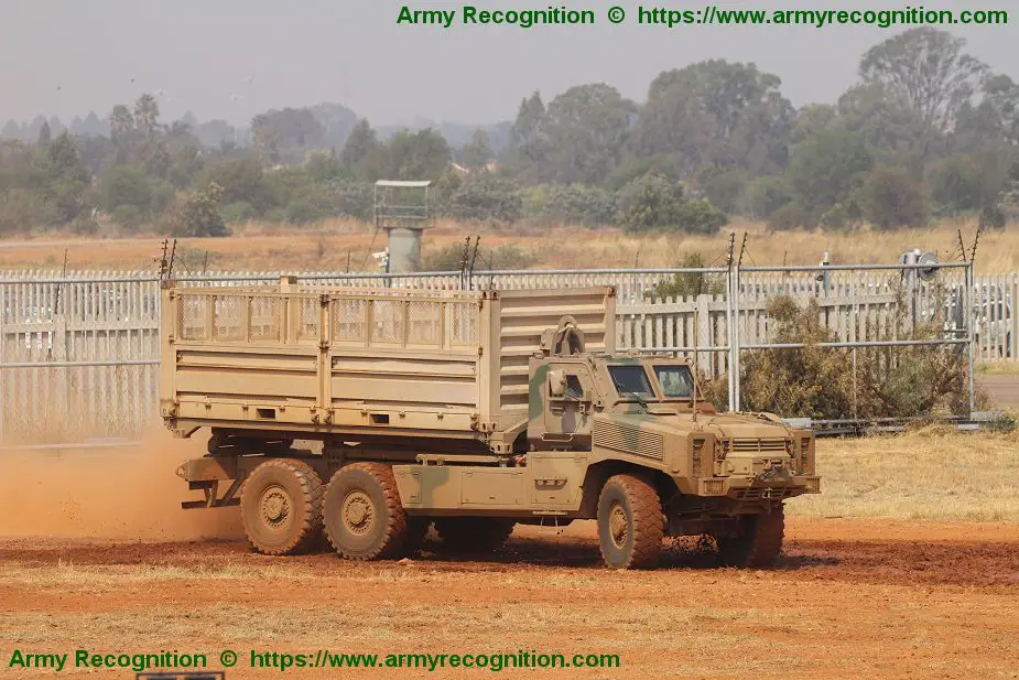 Denel concept of Africa Truck based on RG31 MRAP in live demonstration 925 001