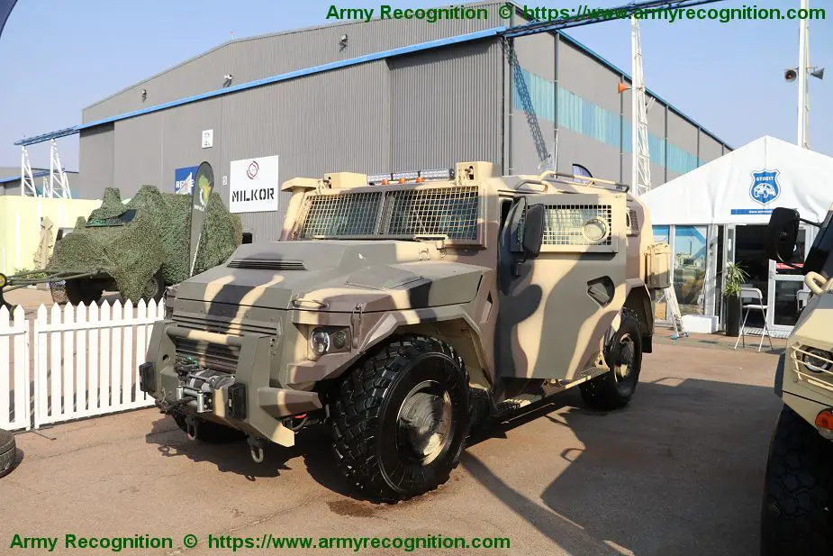 Streit Group showcases its new Falcon 4x4 APC Armored Personnel Carrier AAD 2018 South Africa 925 001