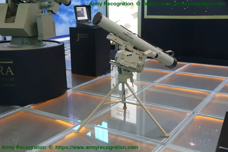World Premiere new Jadara Terminator AT Anti Tank Guided Missile AAD 2018 South Africa 925 001