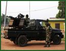 Heavy arms fire triggered panic Wednesday, December 25, 2013, in the Central African capital Bangui, prompting a French force to deploy armoured vehicles near the airport. Six Chadian peacekeepers have died in clashes.