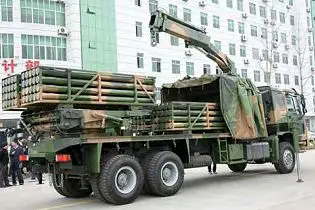 PR50 Sandstorm 122mm MLRS Multiple Launch Rocket System technical data sheet specifications information description intelligence pictures photos images video China Chinese identification army defense industry military technology