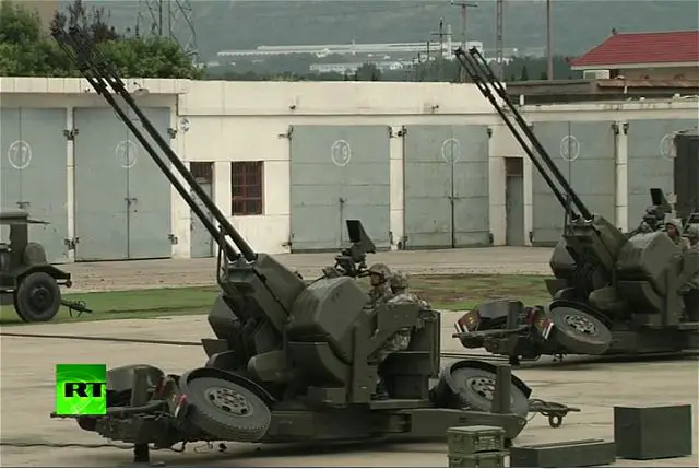 Type 90 PG99 35mm anti-aircraft twin-gun China Chinese army defense industry military technology 640 001