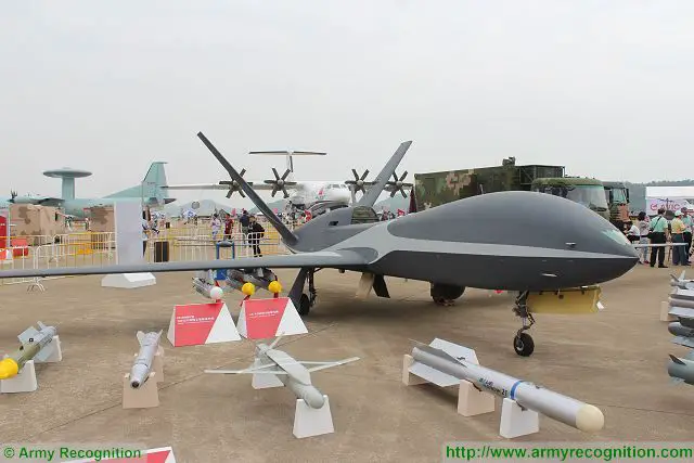 Cloud Shadow combat drone UAV China Chinese defense industry Zhuhai AirShow China 640 001