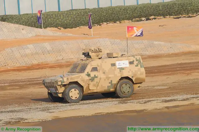 VN4 4x4 armoured personnel carrier at Zhuhai AirShow China 2016 ground mobility demonstration