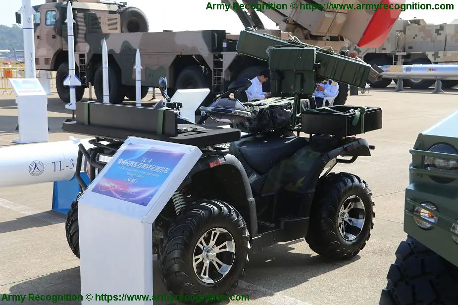 ATV All Terrain Vehicle with TL 4 anti tank missile launcher 925 001