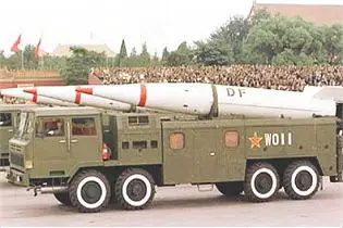 DF-15 CSS-6 short-range ballistic missile technical data sheet specifications pictures information description intelligence photos images video identification China Chinese army industry military technology equipment