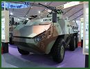 Chinese defense industry unveils a new generation of light 6x6 armoured combat vehicle under the name of 13P. This new vehicle was presented at the booth of Poly Technology at AirShow China 2014, and is designed to be used mainly as armoured personnel carrier (APC). 
