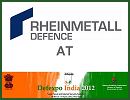 From 29 March to 1 April 2012, Defexpo will take place in New Delhi. It is one of the largest defence technology trade fairs in Asia. As one of the world’s leading suppliers of defence technology systems, Rheinmetall will be on hand with a representative selection of its diverse array of products for military and security forces 