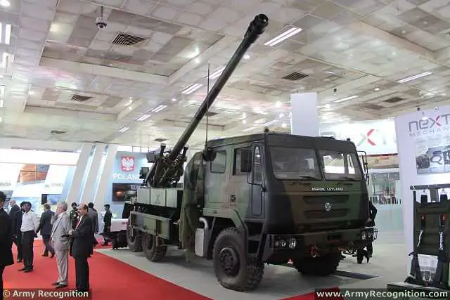 CAESAR_155mm_52_caliber_gun_Nexter_Systems_on_Ashok_Leyland_6x6_military_truck_Defexpo_2014_India_001.jpg