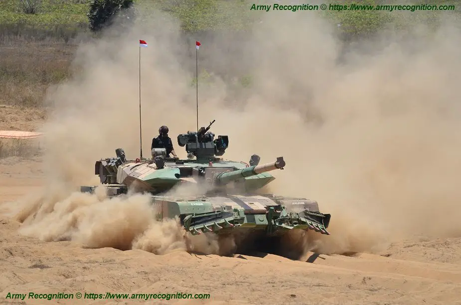 Arjun Mark 2 latest generation of Indian tank in live demonstration at DefExpo 2018 925 002