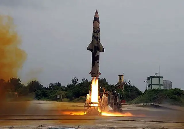 Indian scientists reported the successful test firing Thursday, December 19, 2012, of the indigenously developed nuclear-capable, surface-to-surface missile Prithvi-II with a strike range of 350 km. The Prithvi-II missile was test fired from a mobile launcher in salvo mode at the launch site in India's eastern coastal state of Odisha, the Press Trust of India news agency reported, quoting defense sources.