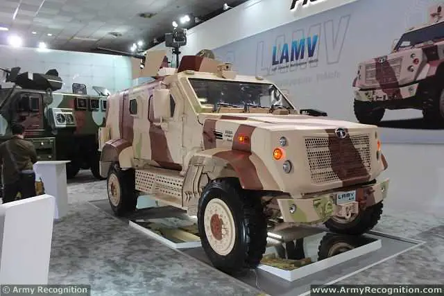 LAMV 4x4 light armoured multipurpose vehicle technical data sheet specifications information description intelligence pictures identification photos images Tata Motors India Indian army military technology defence industry