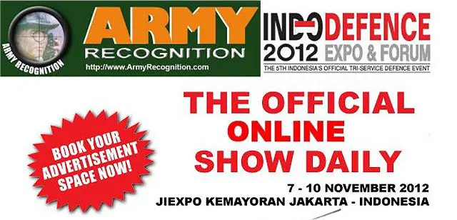 Book advertisement space  to the Official online Show Daily News Indo Defence 2012