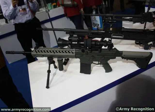 At IndoDefence 2014 in Jakarta, India-based company Pindad is increasing its assault rifles range by officially showing for the first time a new SS variant, the SSx 7.62mm. This rifle is part of PT Pindad focus and long effort to develop its own weapon with a bigger caliber to fulfil new challenges as required by its users.