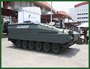 The Indonesian Ministry of Defence recently contracted with German Company Rheinmetall to supply 42 Marder 1A3 infantry fighting vehicles. At IndoDefence 2014, the German Company Rheinmetall presents a new upgrade of the Marder armoured infantry vehicle under the name of Marder Evolution. 