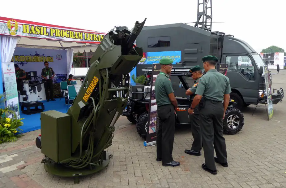 IndoDefence 2018 Indonesia army displays Mekatronic 81mm mortar