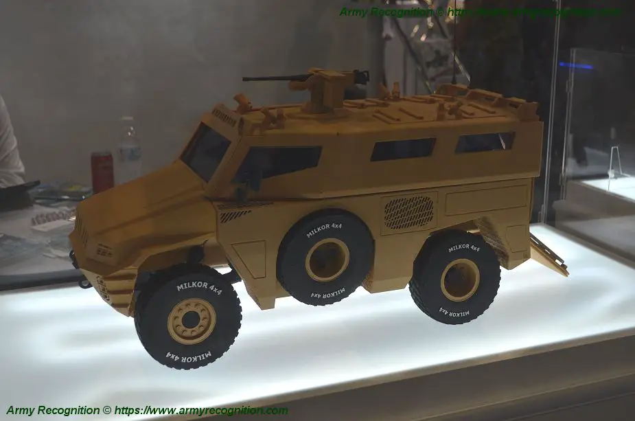 Milkor from South Africa introduces 4x4 armoured vehicle at DSA 2018 925 001