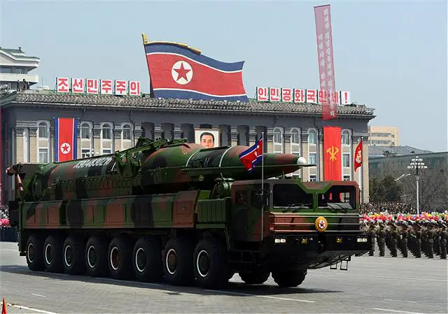 KN-08 No-dong-C Hwasong-13 ICBM intercontinental ballistic missile North Korea Korean army defense industry 640 001
