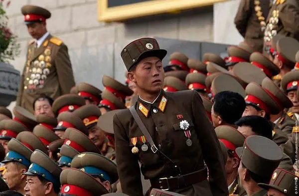 north korean army uniform. North Korea Korean Army ranks