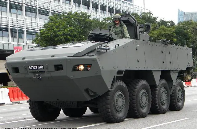 Terrex armoured personnel carrier technical data sheet specifications description information identification intelligence pictures photos images infantry fighting vehicle Singapore army ST Kinetics defence industry military technology