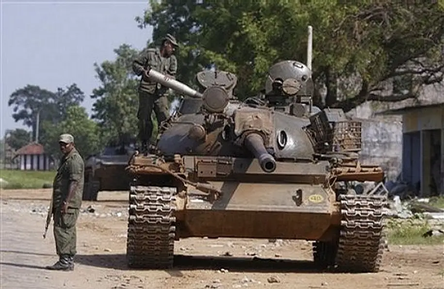  Sri Lanka Army T55 main battle tank picture