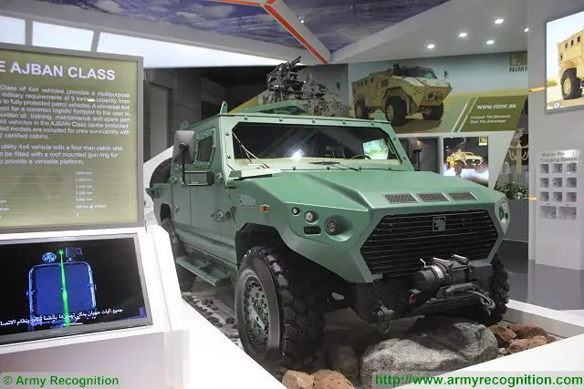 Ajban 440 4x4 armoured vehicle NIMR Defense and Security 2015 exhibition Thailand Bangkok 640 001