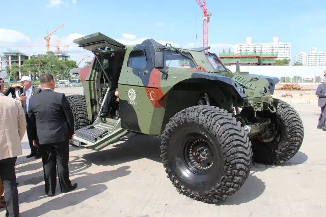 IMI is demonstrating its high mobility armored combat vehicle at Defense and Security 2015 640 003