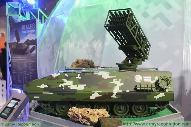 Thai Defence Technology Institute (DTI) unveils a new project of tracked mobile MLRS (Multiple Launch Rocket System) based on the Chinese-made APC Type 85 and using local-made rockets of 122mm. Currently, Thai army uses two types of armoured personnel carrier vehicles the American M113 and the Chinese Type -85.