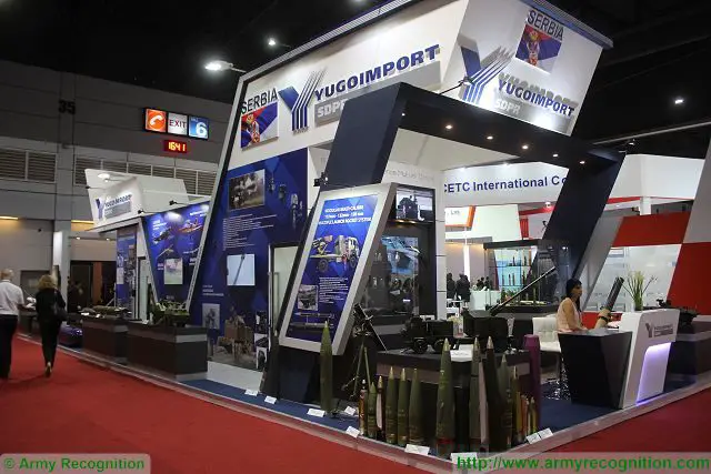 Yugoimport Serbia military equipment Defense and Security 2015 exhibition Thailand Bangkok 640 001