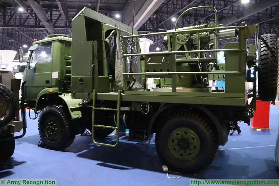 ATTM Autonomous Truck Mounted Mortar 120mm developed by Thailand Defense and Security Thailand 2017 in Bangkok 925 001