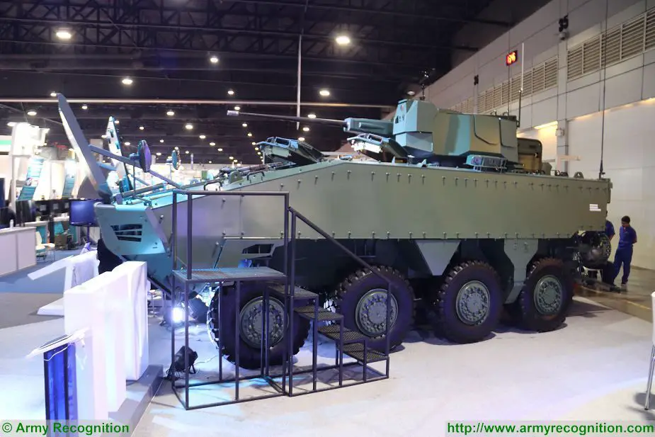 New AAPC 8x8 Amphibious Armoured Personnel Carrier for Thai Marine Corps at Defense and Security 2017 Thailand exhibition Bangkok 925 001