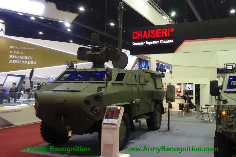 Defense Security Thailand 2019 Chaiseri displays new First Win 4x4 ATV armored vehicle