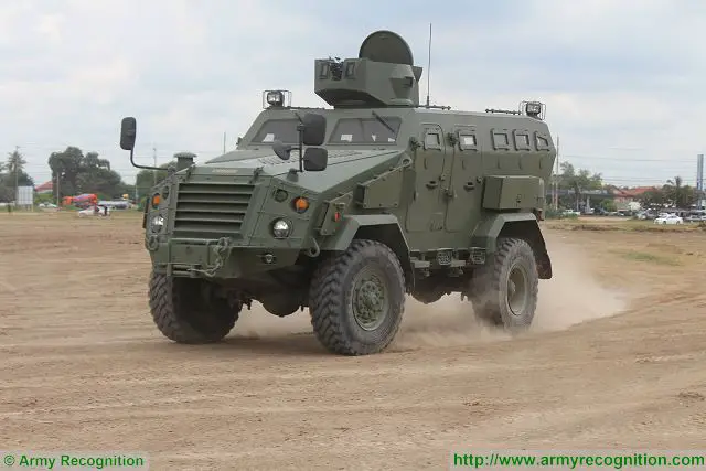 First Win 4x4 multipurpose armoured vehicle Chaiseri Thailand Thai army defense industry 640 001