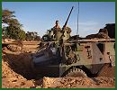 French air forces have carried out three attacks on rebel positions and French forces are advancing towards Mali's Islamist-held north after taking up positions in the towns of Niono and Sevare, a spokesman for the French military operation Serval said Sunday, January 20, 2013.