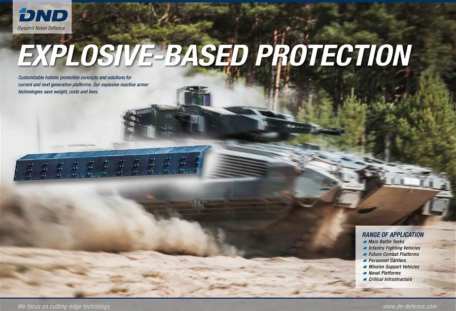 Dynamit Nobel Defence GmbH DND vehicle protection Germany German defense industry 925 001