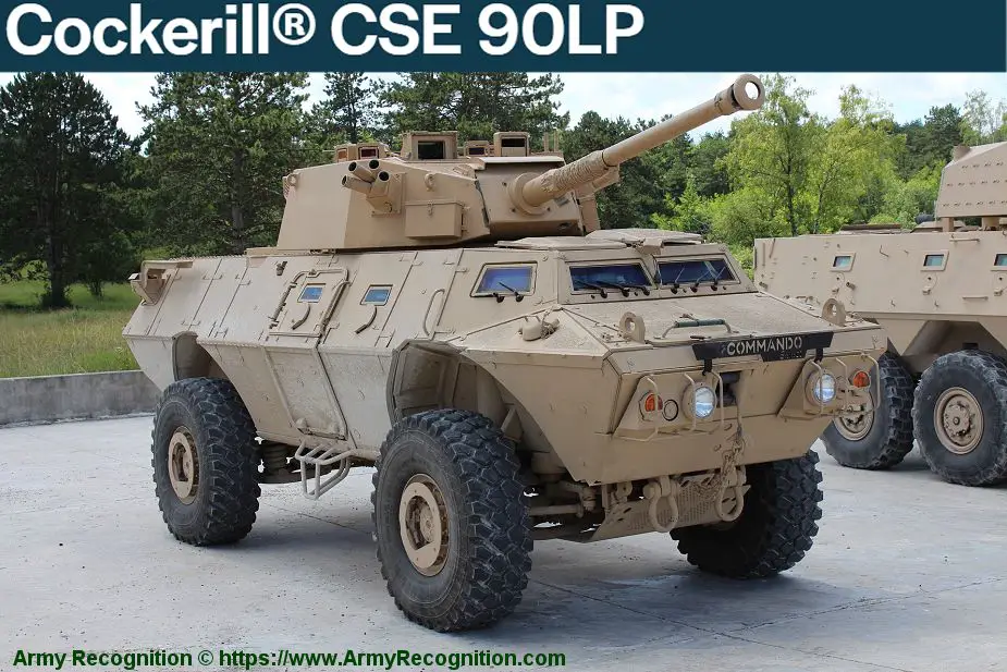 John Cockerill turret weapon stations manufacturer Belgium CSE 90LP 925 001
