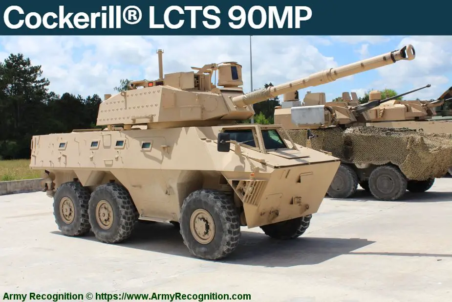 John Cockerill turret weapon stations manufacturer Belgium LCTS 90MP 925 001