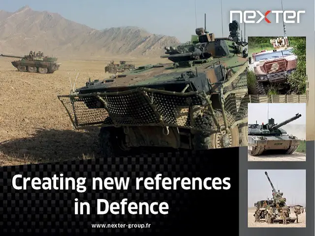 Nexter Systems industrie soci&eacute;t&eacute; d&eacute;fense armement v&eacute;hicule syst&egrave;mes terrestres arm&eacute;es militaires conception d&eacute;veloppement fabrication commercialisation France fran&ccedil;ais 