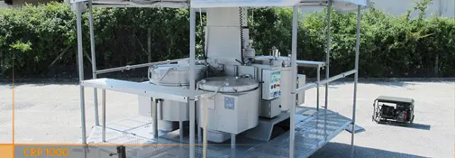 The platform field kitchen CRP 1000 is designed to ensure fast and efficient catering for 250 to 1000 people in the field depending on the equipment.
