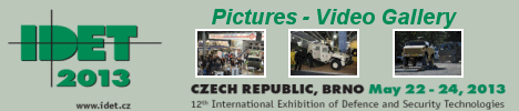 IDET 2013 pictures video International Exhibition Defence Security Technologies Brno Czech Republic 