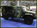 At IDET 2013, the defence exhibition currently held in Brno, Czech Republic, Czech Company VOP unveils on the Czech Army pavillon its newly delivered S-LOV-CBRN Light Armoured Vehicles System. It is based on a IVECO LMV chassis. 