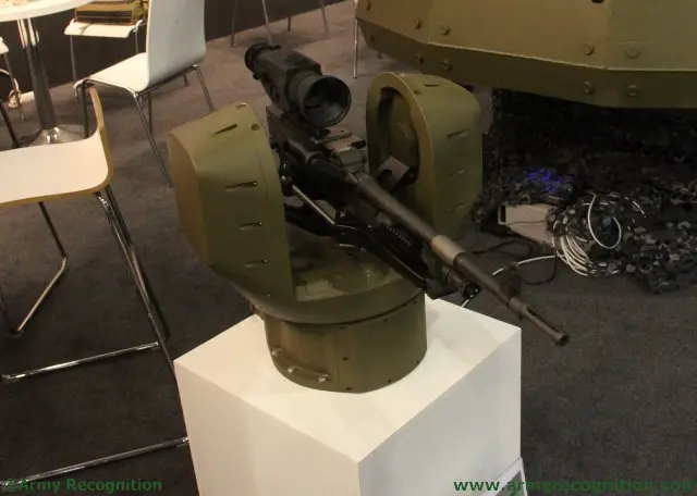 Remote Controlled Turret and Weapon Station of EVPU presented during IDET 2015