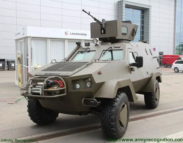 Upgraded Lacenaire s Oncilla armoured personnel carrier unveiled at IDET 2015 640 001