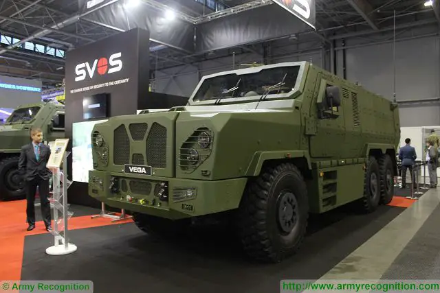 SVOS Vega 6x6 MRAP armoured personnel carrier IDET 2015 Czech Brno defense exhibition 001